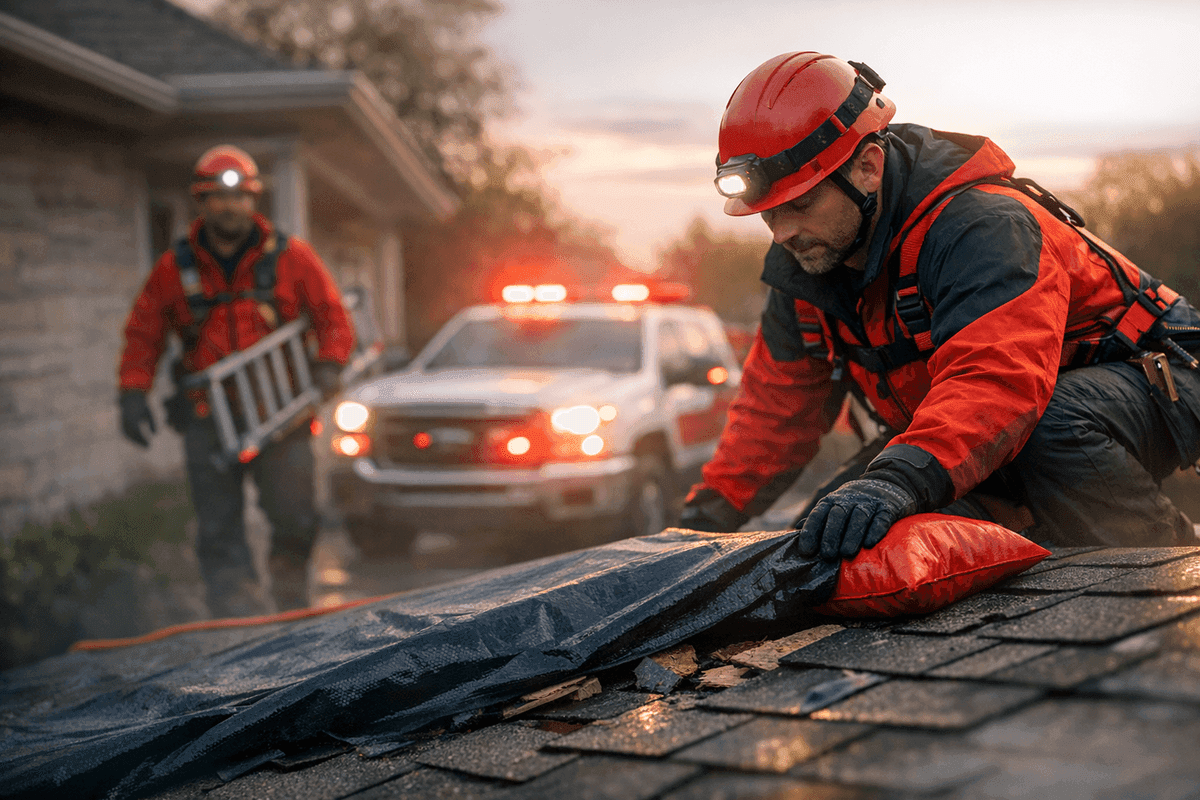 Emergency Services service by Ripon Area Roofing