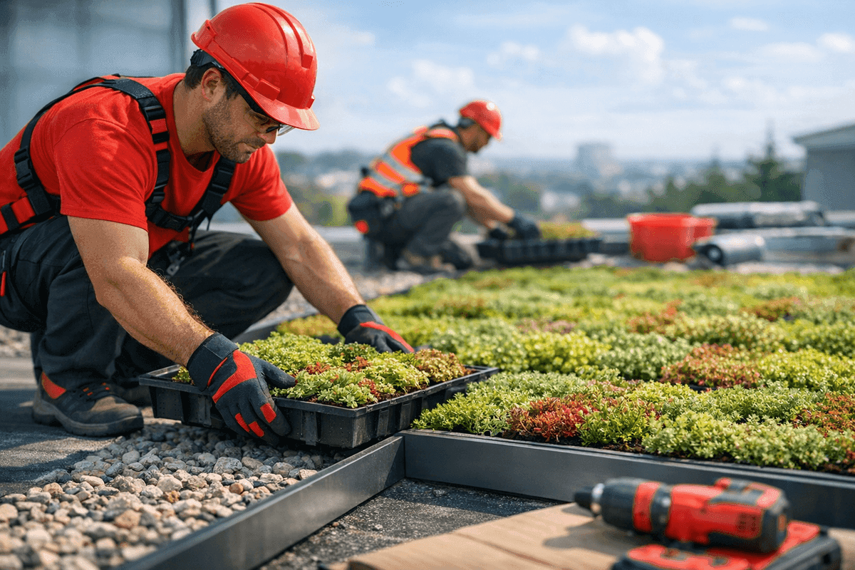 Green Roof Systems service by Ripon Area Roofing