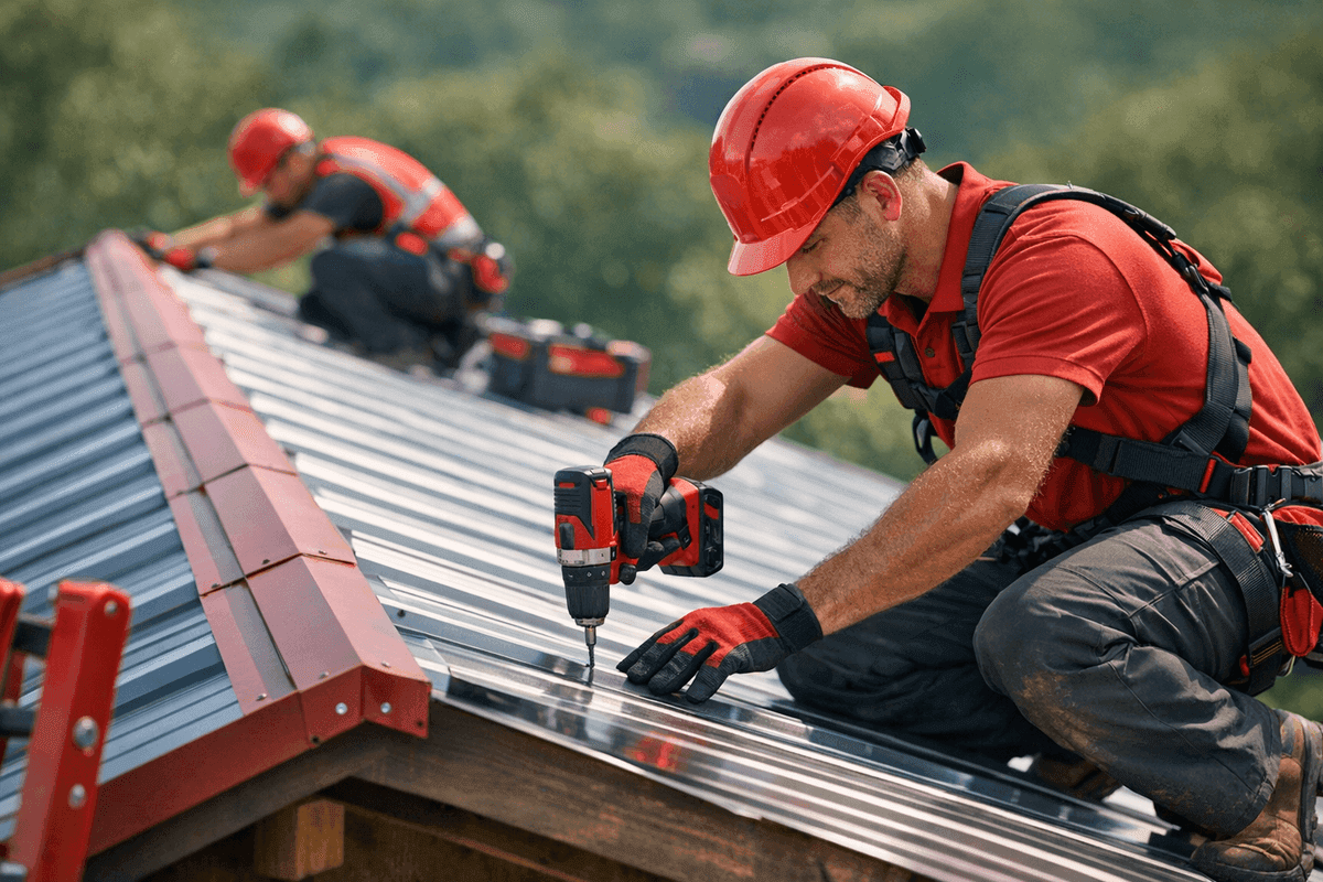 Metal Roofing service by Ripon Area Roofing